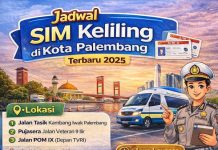 Jadwal SIM Keliling di Kota Palembang Terbaru Jadwal SIM Keliling di Kota Palembang Terbaru